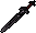 Off-hand black longsword.png: RS3 Inventory image of Off-hand black longsword