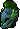 Rune full helm (Guthix).png: RS3 Inventory image of Rune full helm (Guthix)