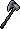 Steel off hand battleaxe.png: RS3 Inventory image of Steel off hand battleaxe