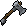 Steel throwing axe.png: RS3 Inventory image of Steel throwing axe