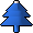 Tree bauble (blue).png: RS3 Inventory image of Tree bauble (blue)