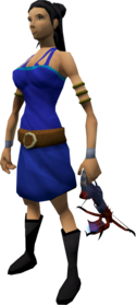 Augmented kalphite repriser equipped.png: Augmented kalphite repriser equipped by a player