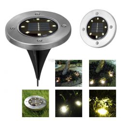 LED SOLAR POWERED DISC LIGHTS