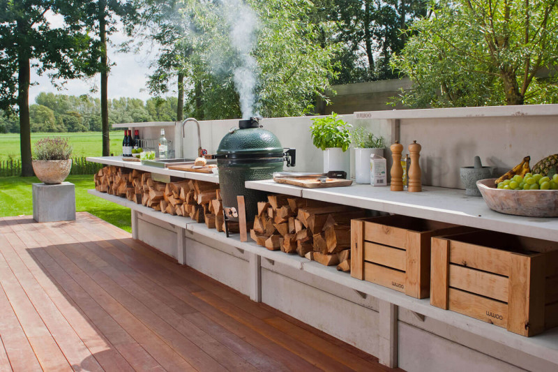 Outdoor Kitchen Ideas for Perfect Family Gathering 15