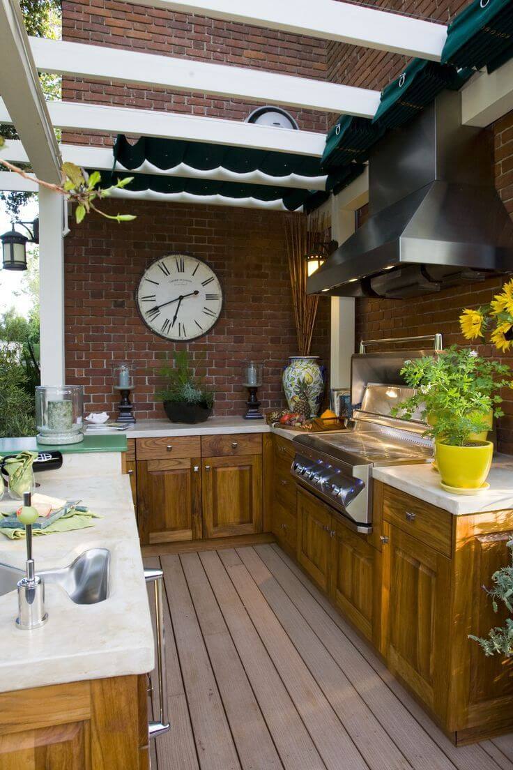 Outdoor Kitchen Ideas for Perfect Family Gathering 18