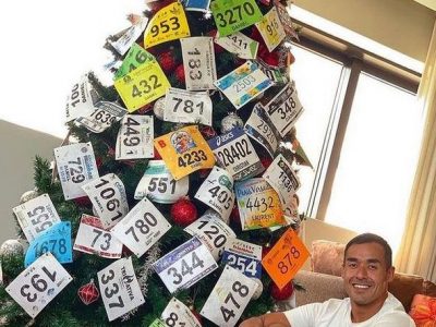 Christmas Tree Race Bibs