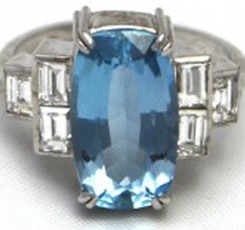 Handmade Azure Aquamarine