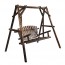 American Furniture Classics Log Swing, Burnt