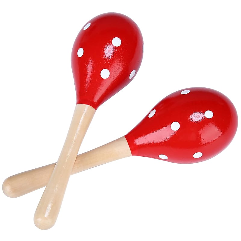 Maracas, Wooden Rumba Shaker Rattle Hand Percussion Musical | Reverb