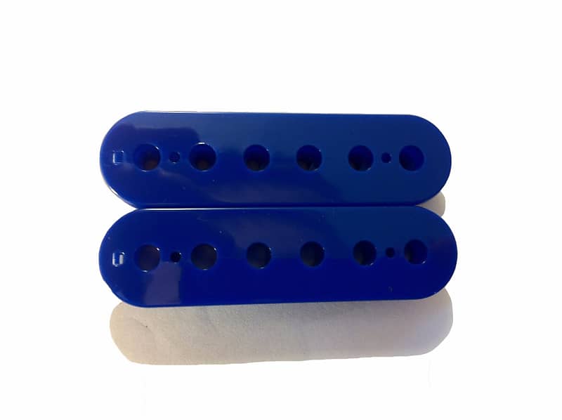 Humbucker bobbins - Blue / 50mm / Screw & slug pair | Reverb