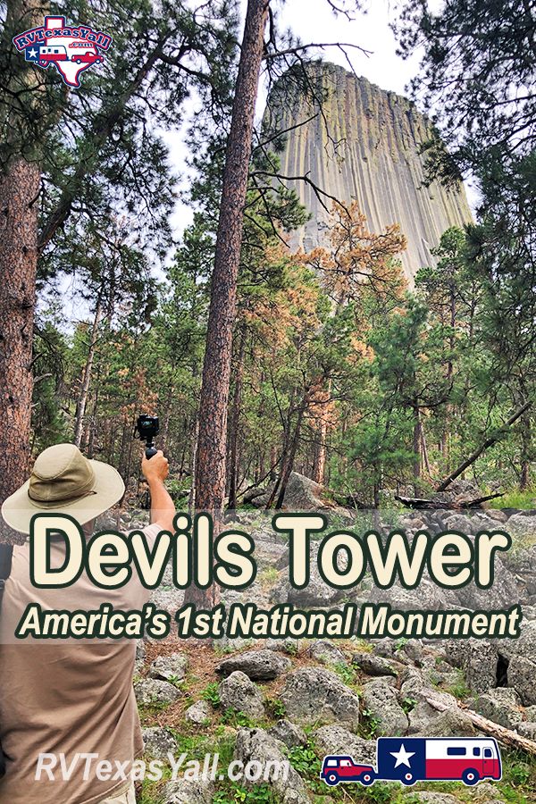 Devils Tower | #BeyondTX | RVTexasYall.com | Visiting America's 1st National Monument.