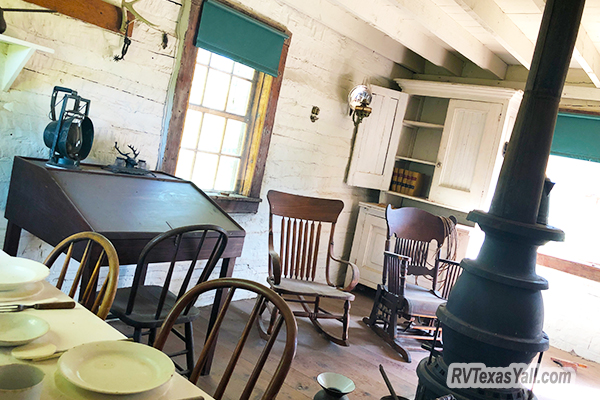 Inside Roosevelt's Maltese Cross Cabin