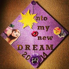 Disney's Tangled inspired graduation cap! | Graduation | Pinterest ...