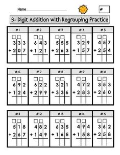 Subtraction With Regrouping – 9 Worksheets | Printable Worksheets ...