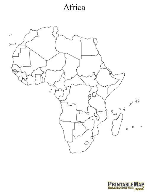 Printable Puzzle Of Africa 6