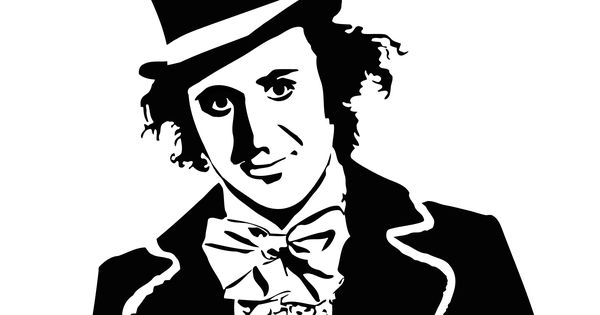 Willy Wonka stencil template | Shadow & silhouette Art | Pinterest ...