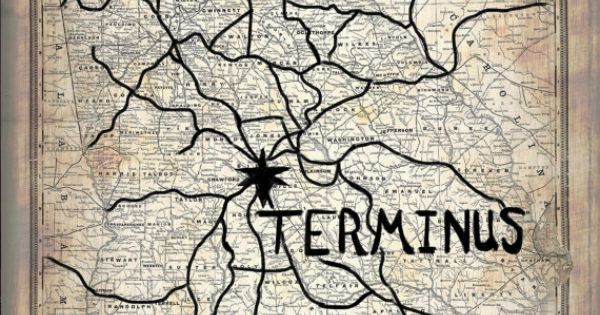 Have your very own Terminus map! What a fun piece of decor for diehard ...