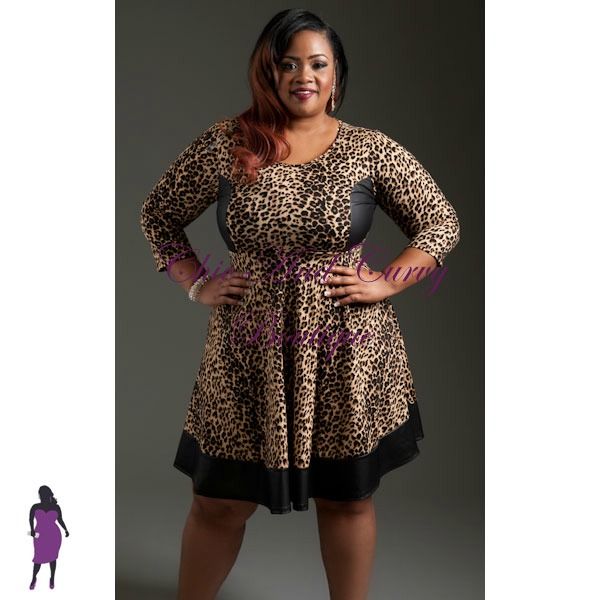 plus size skater dress