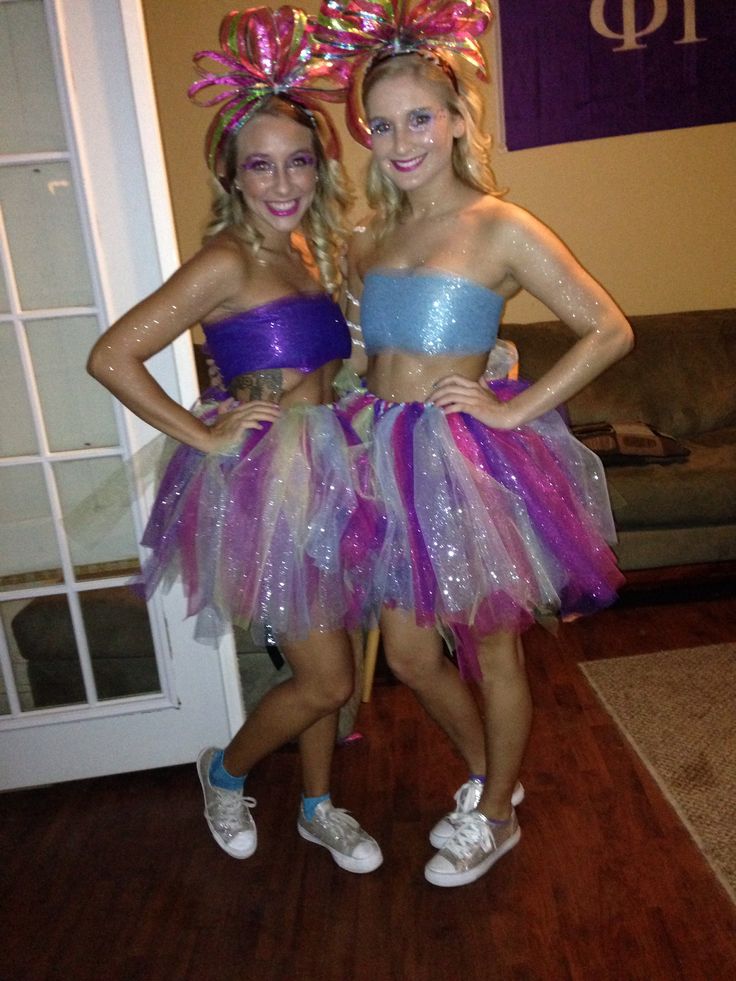 Glitter Halloween Costume sparkle blonde bestfriends 