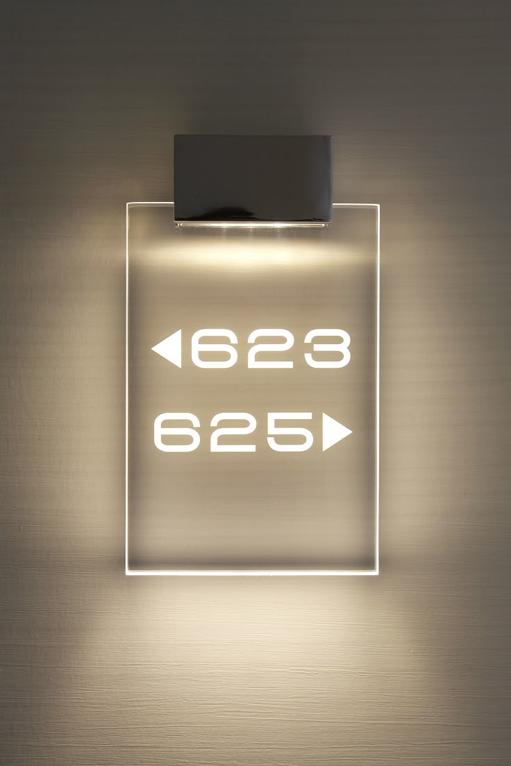 signage room hotel number signs sign laser numbers led wayfinding interior light acrylic cut wall methacrylate cutting cutter modern directional