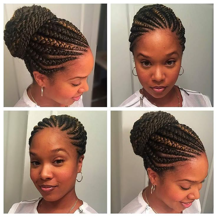 Image result for tiny ghana braids