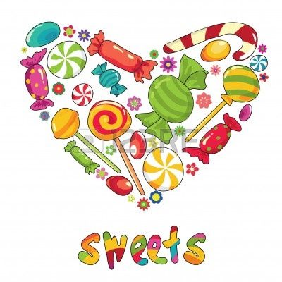 Candy Word Clip Art