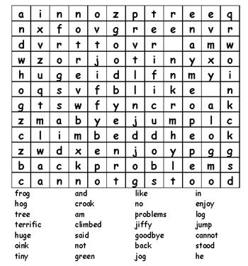 Printable Hidden Word Search