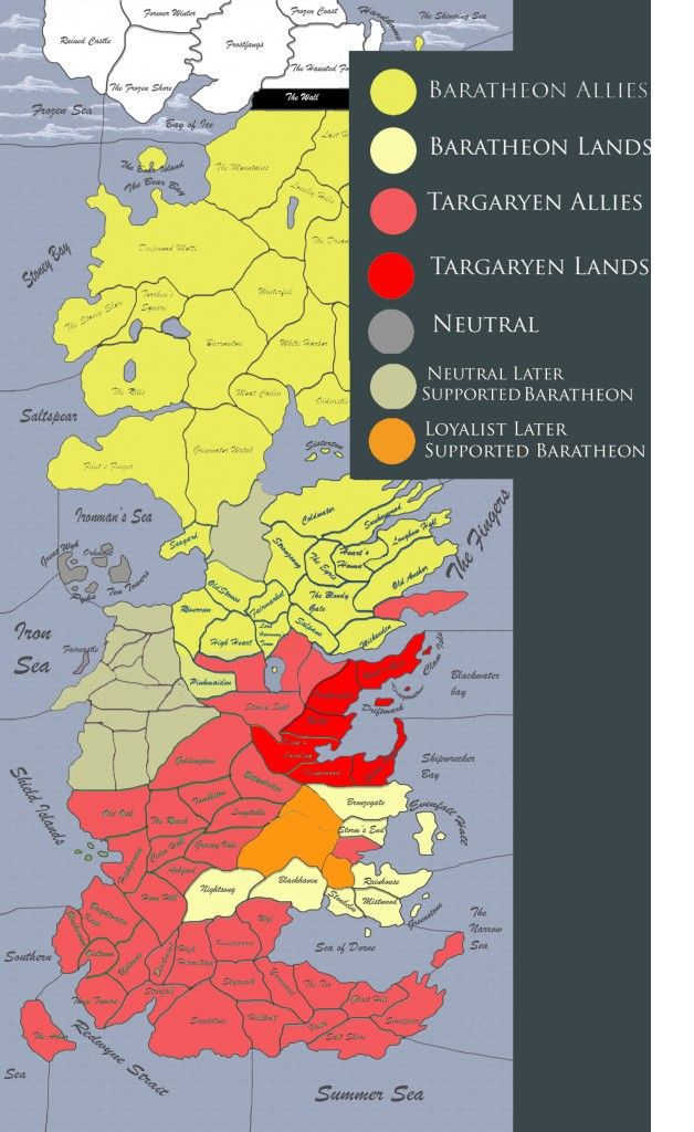 The Wall Asoiaf Map