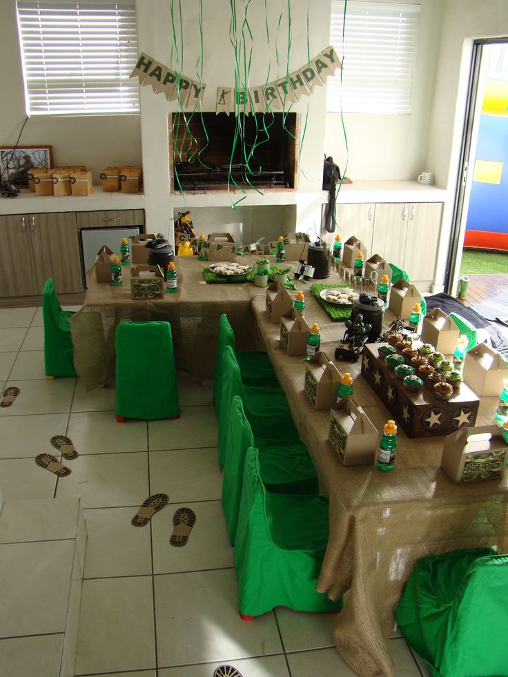 25 Best Ideas  about Army Party  Decorations  on Pinterest 