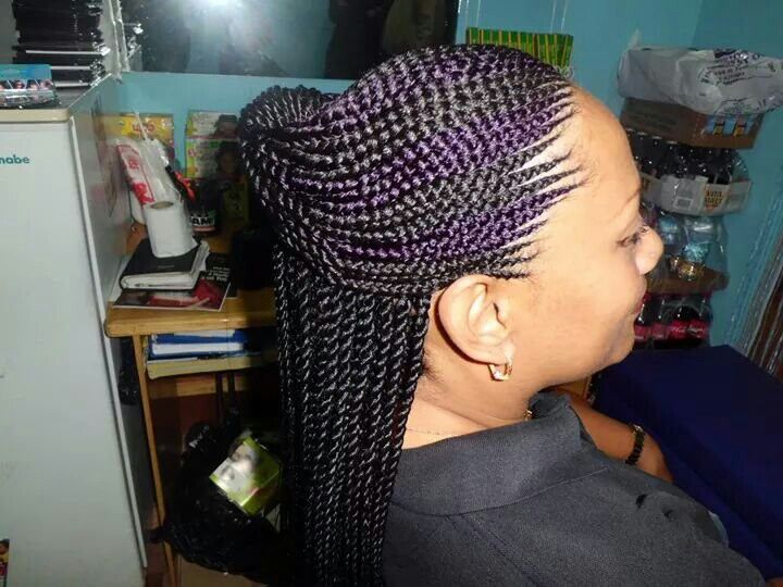 Image result for tiny ghana braids