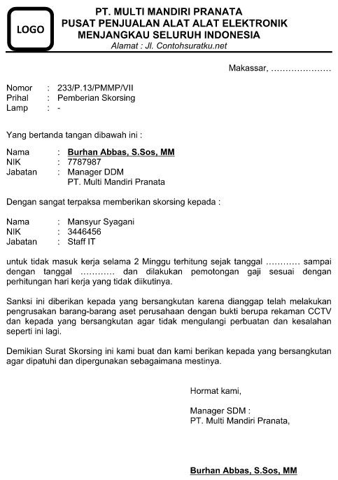 Contoh Surat Verklaring Informasi Seputar Dunia Militer