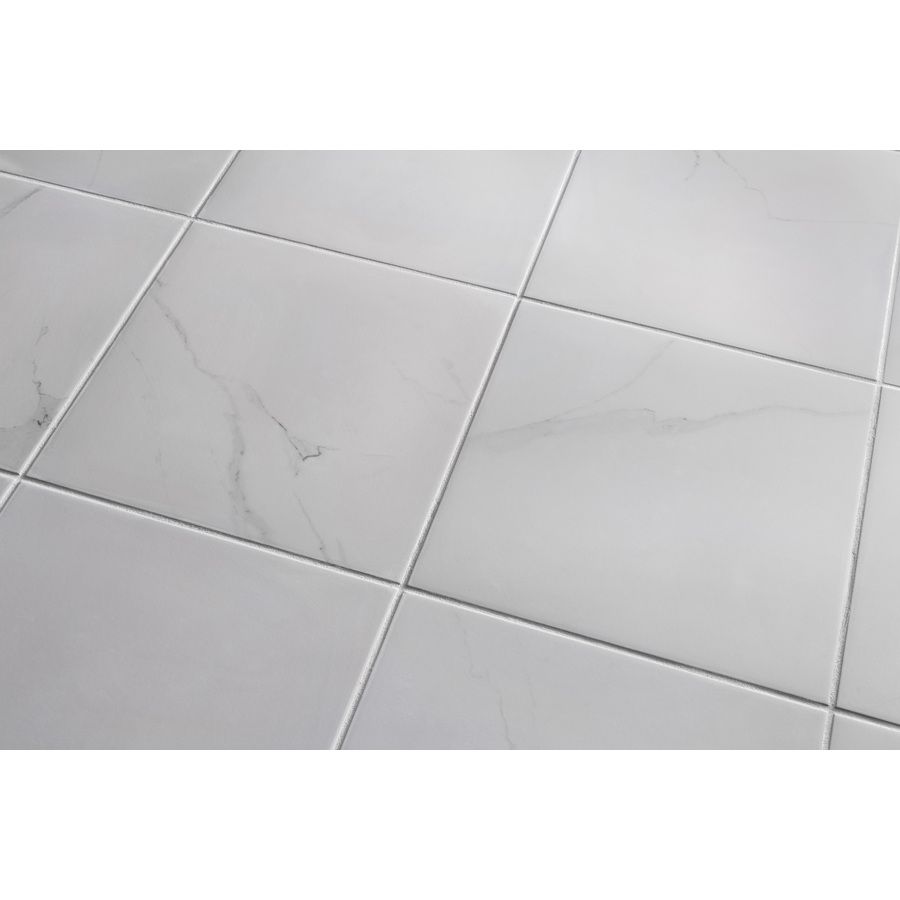 Shop Style Selections 8 Pack Calacatta White Glazed Porcelain Floor