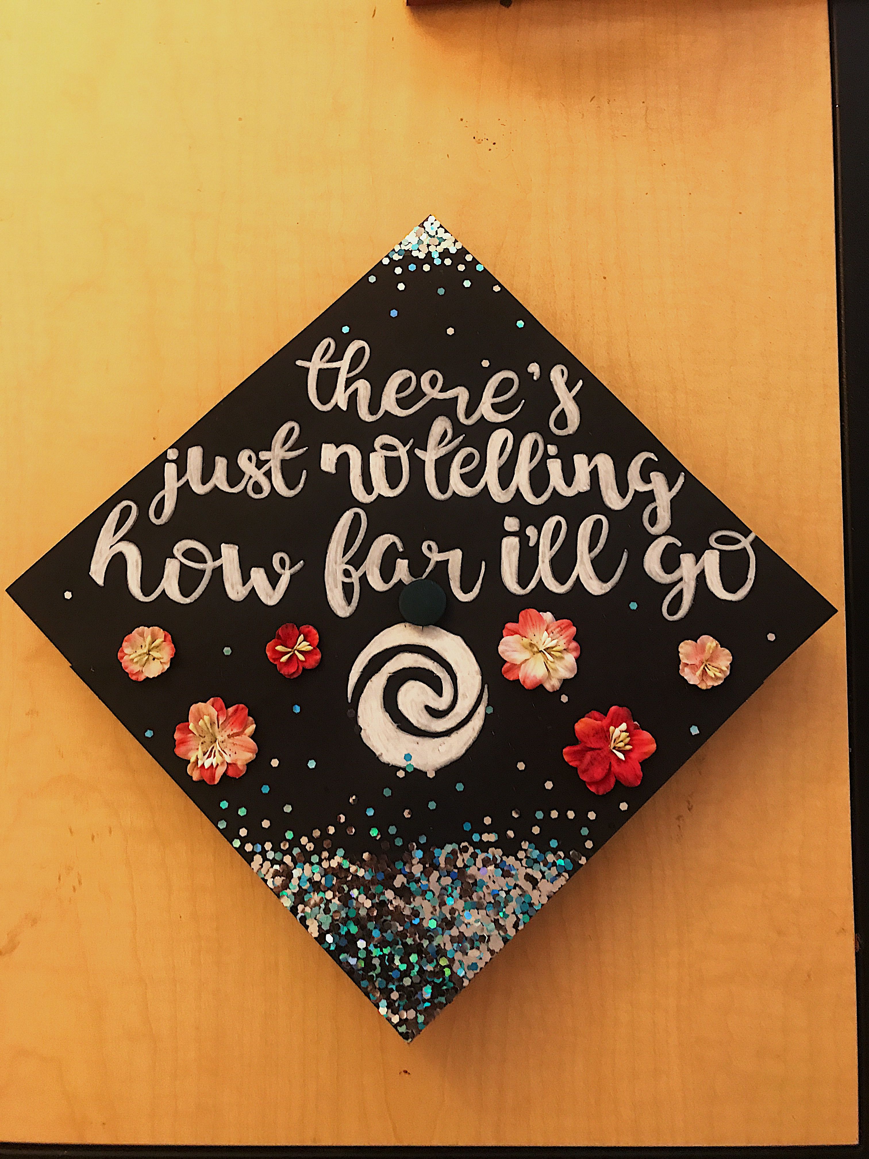 Moana Inspired Graduation Cap Materials From Michaels