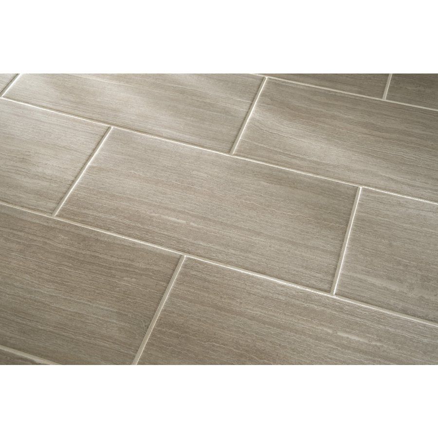 Shop Style Selections 12 X 24 Leonia Sand Glazed Porcelain Floor