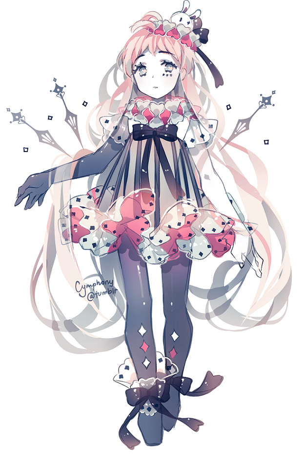 My character. She’s based on a harlequin. | anahi | Pinterest | Anime ...