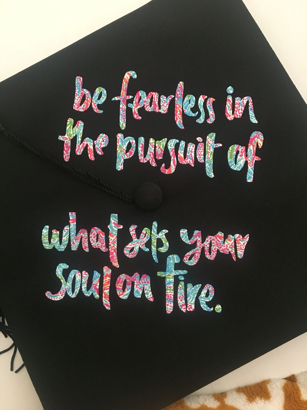 Easy Graduation Cap Decoration Vinyl Letters Sorority Stuff