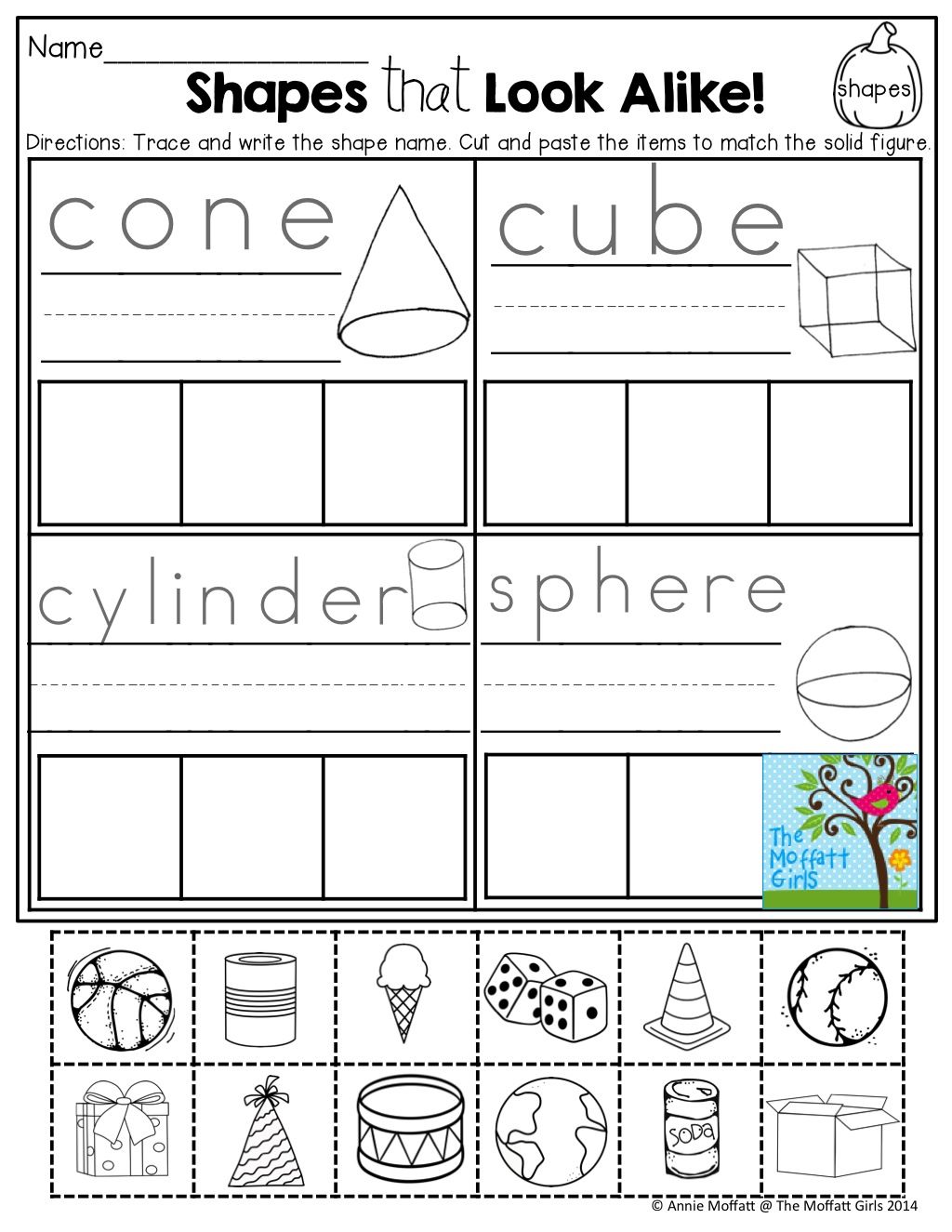 Printable Cut And Paste Worksheets