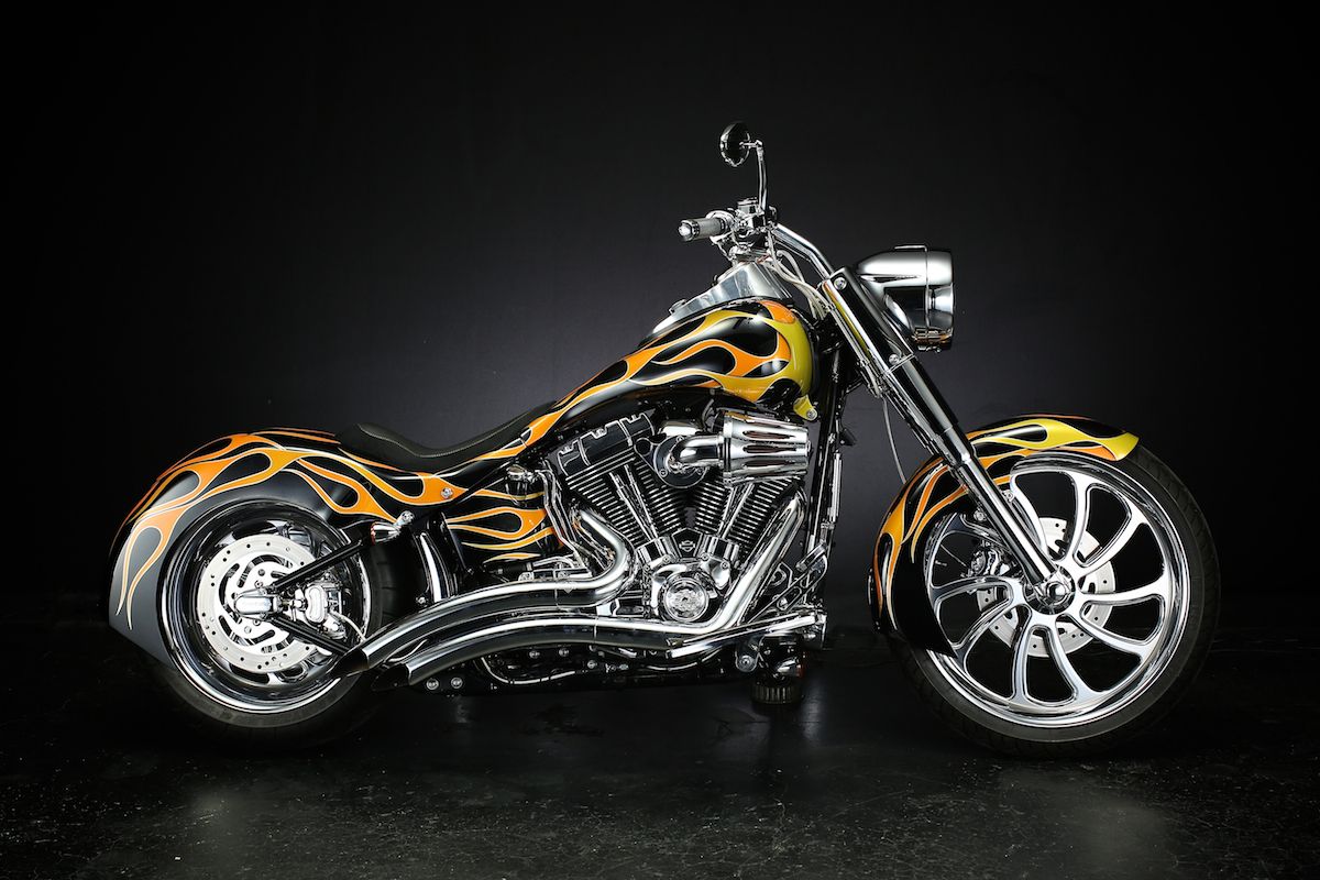 Built By BADLAND 2009 TwinCam Fat Boy Custom All Body Products In