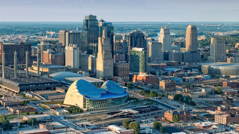 Downtown Kansas City is seen from the southwest in this undated stock photo. 