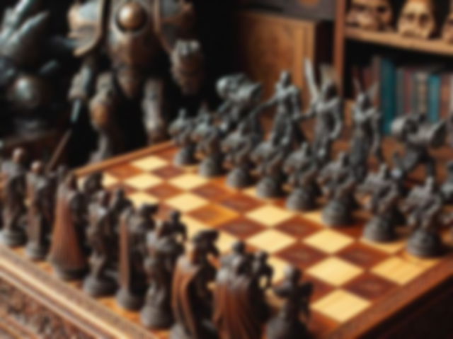 AI generated image of chess