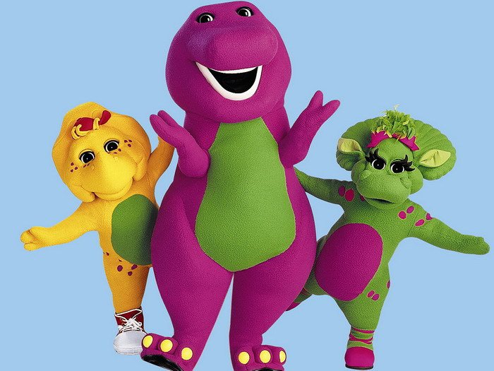 Barney The Purple Dinosaur Kids TV Show 16x12 Print Poster