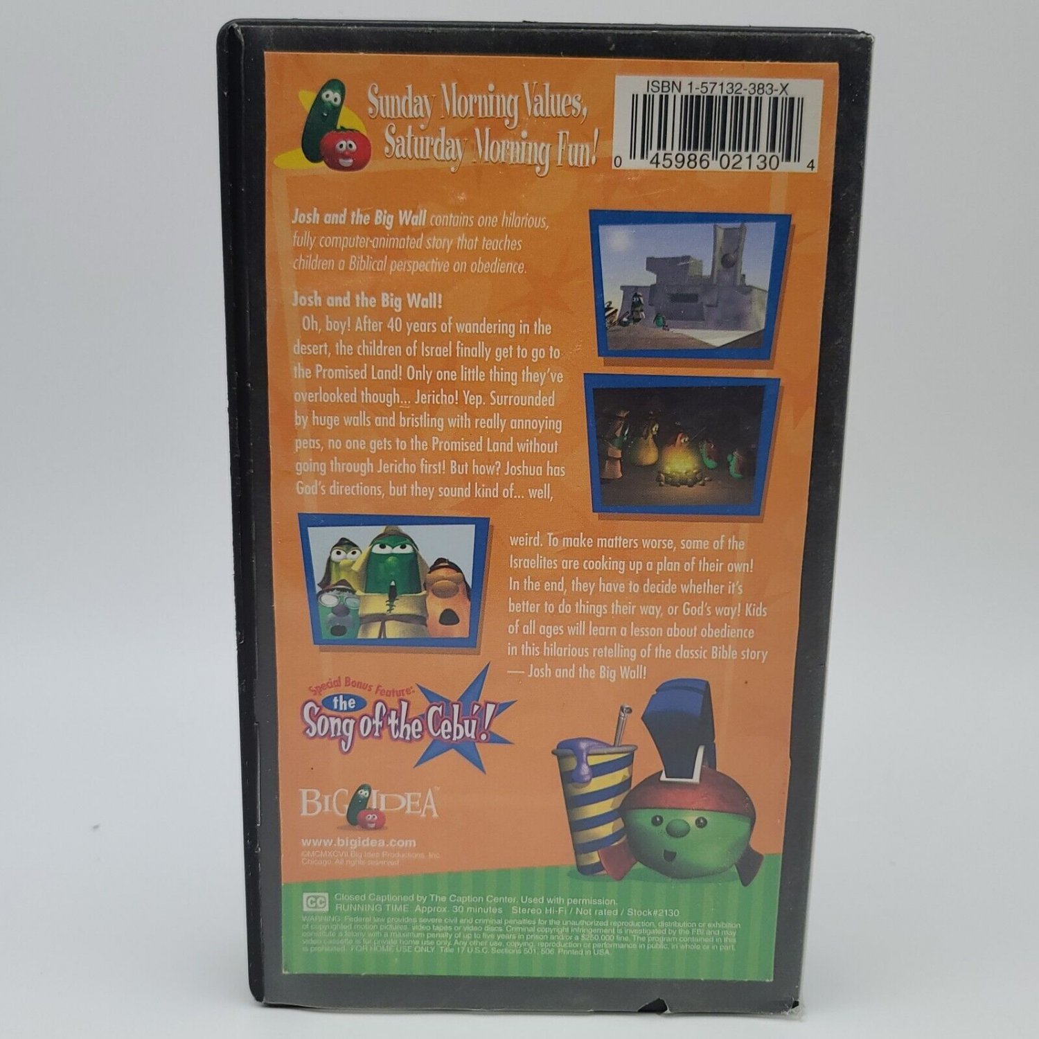 VeggieTales - Josh And The Big Wall (VHS, 1999)