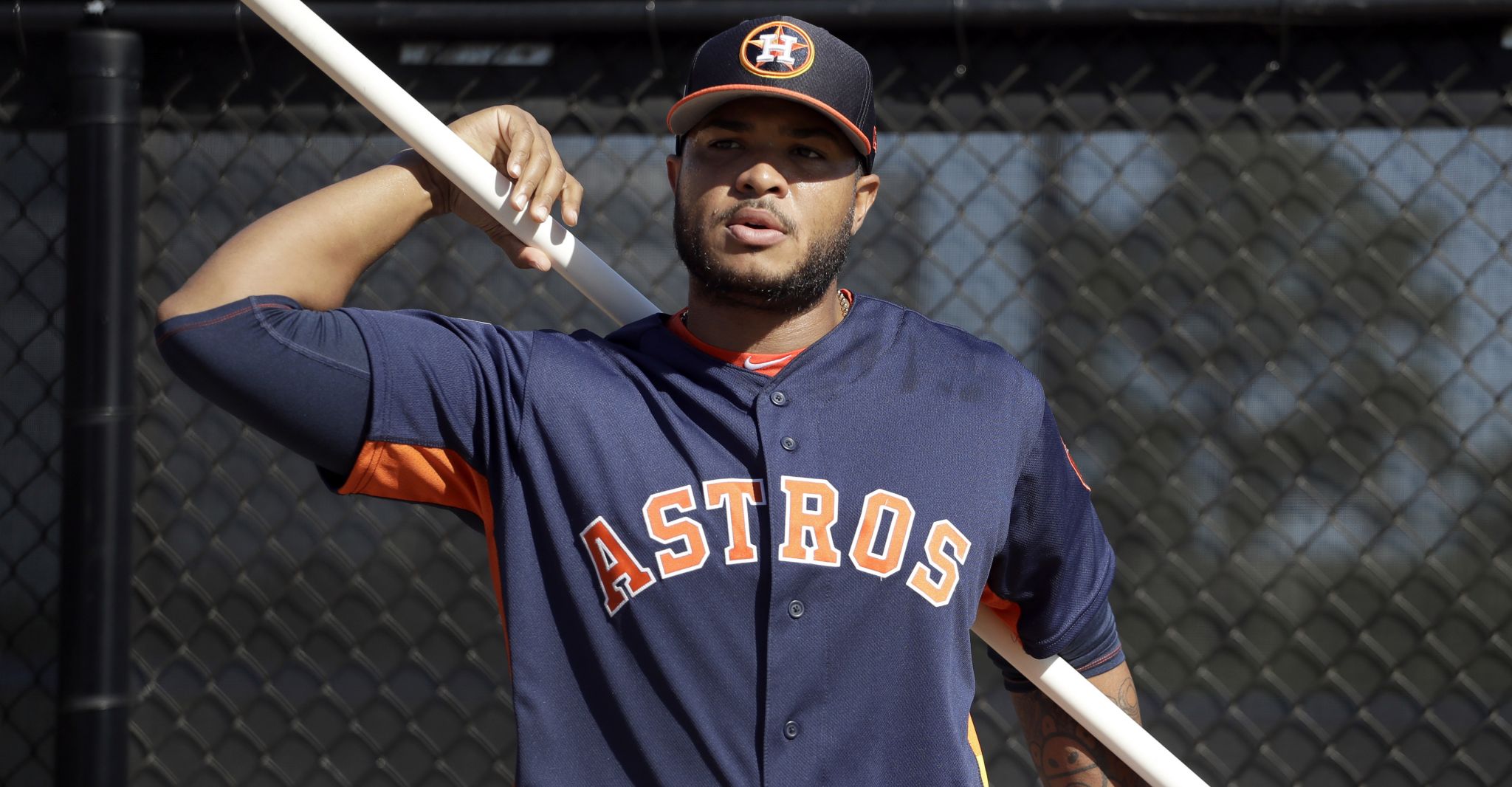 Astros' Josh James makes Grapefruit League debut