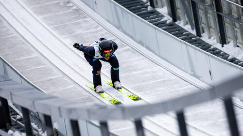 Deutscher Hoffnungsträger im Skispringen: Adrian Tittel