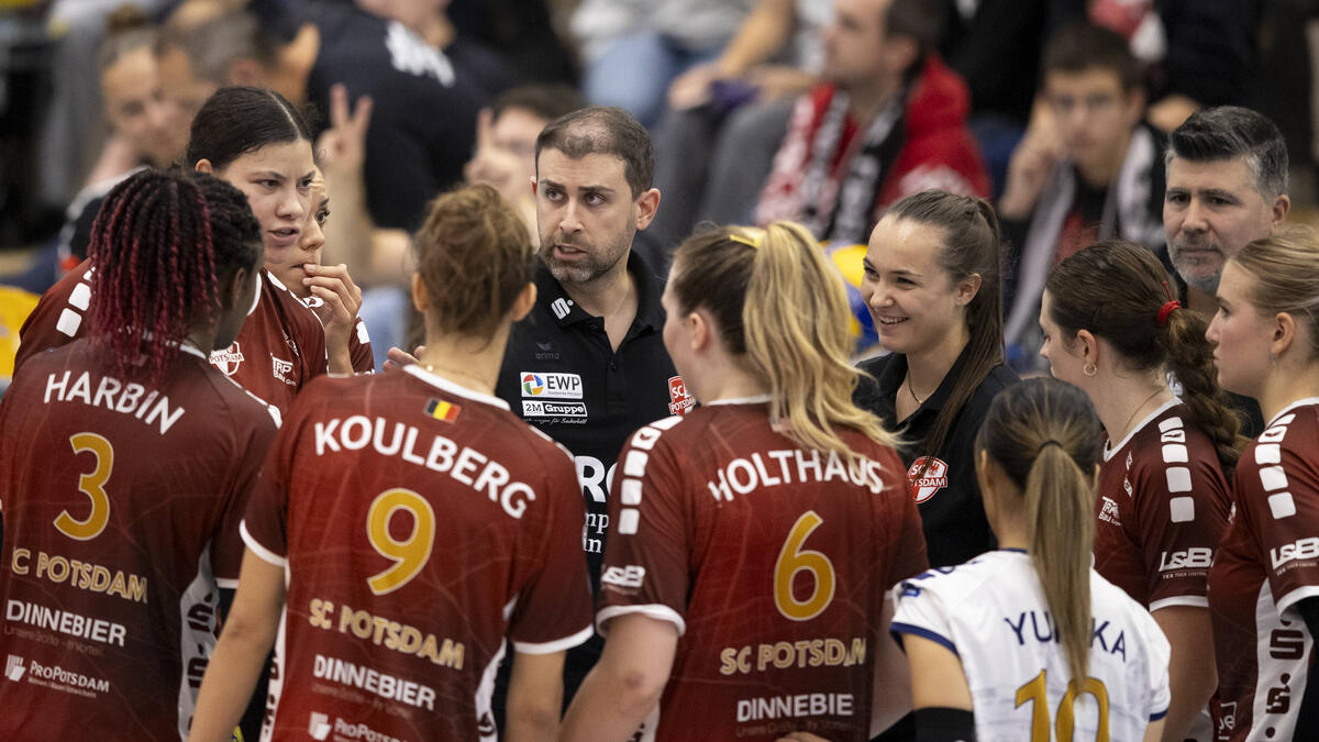 Die Volleyballerinen des SC Potsdam müssen einen Rückschlag hinnehmen