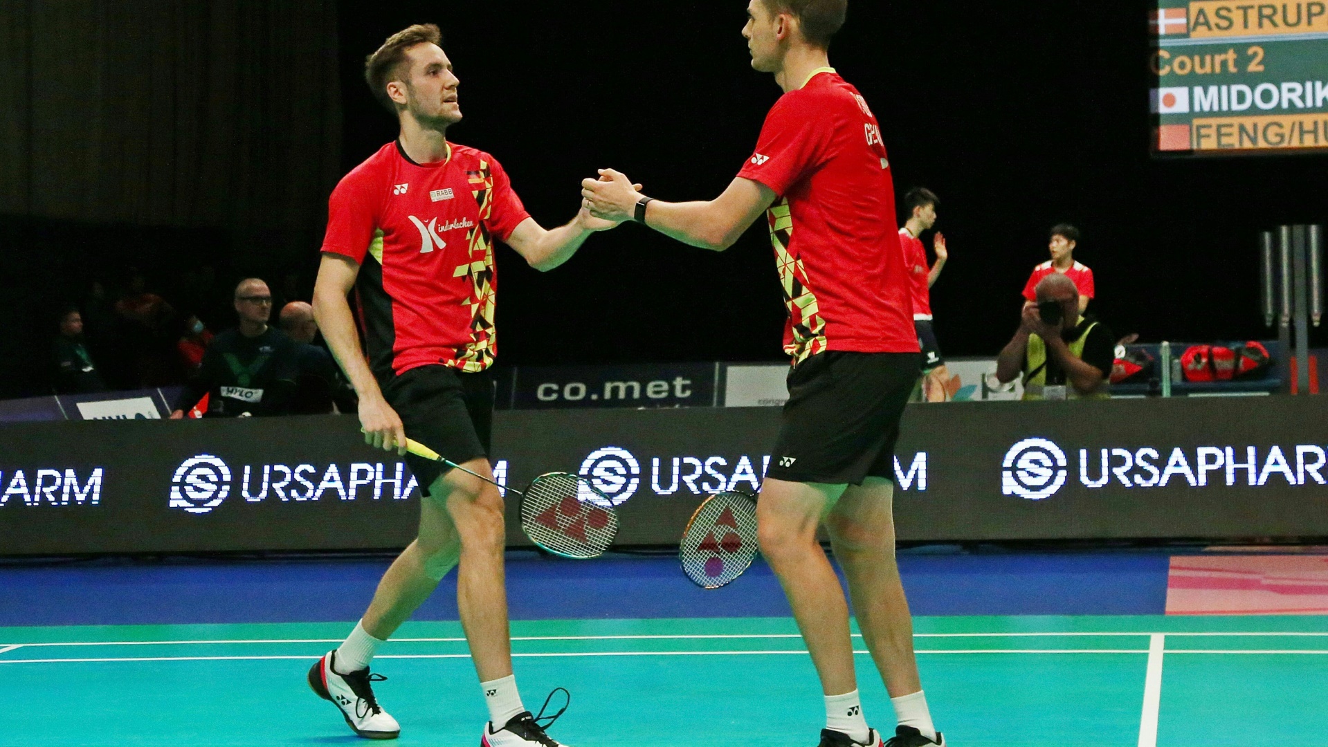 Mark Lamsfuß (l.) verpasst die Badminton-WM in China