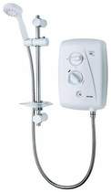 Triton Showers T80Z Fast Fit Electric Shower, 9.5kW (White & Chrome).