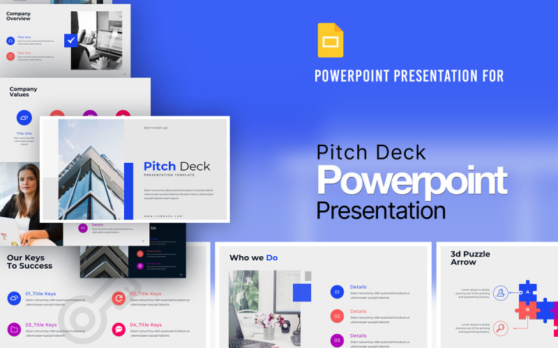 Pitch Deck Presentation Template.. #353247 - TemplateMonster