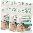 Snack 21 Salmon Jerky Strips for Dogs 6-PACK (150 g)