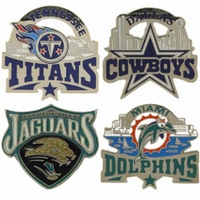 NFL Cap Lapel Pins Thumbnail Illustration